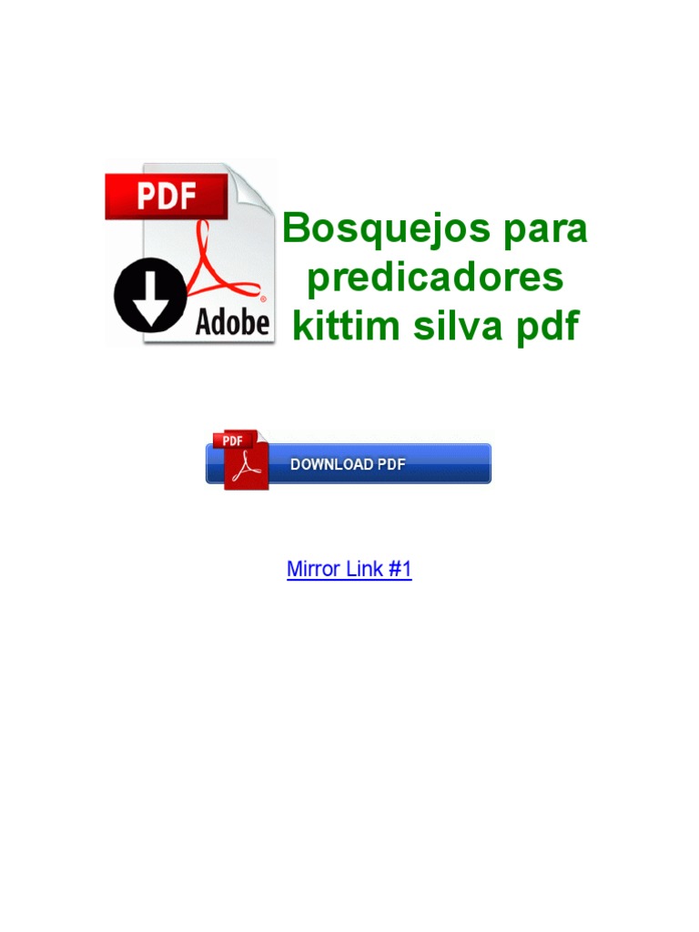 bosquejos para predicadores kittim silva